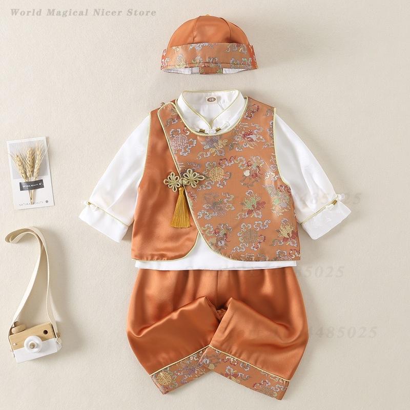Summer Clothing Baby Girl - 봄 여름 아기 당나라 정장 어린이
