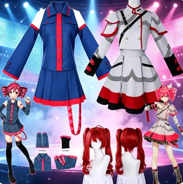 Summer Vacation Clothing Men - 2026 Anime MiIkuu Kasane Teto 코스프레