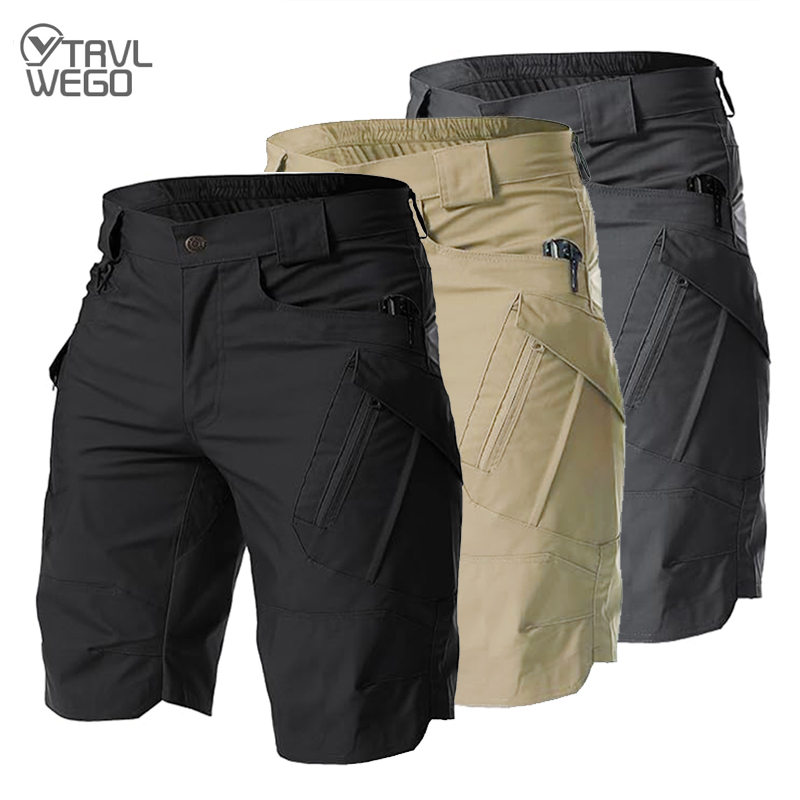 Summer Hiking Clothing - TRVLWEGO 남성용 전술 카고 반바지 멀티