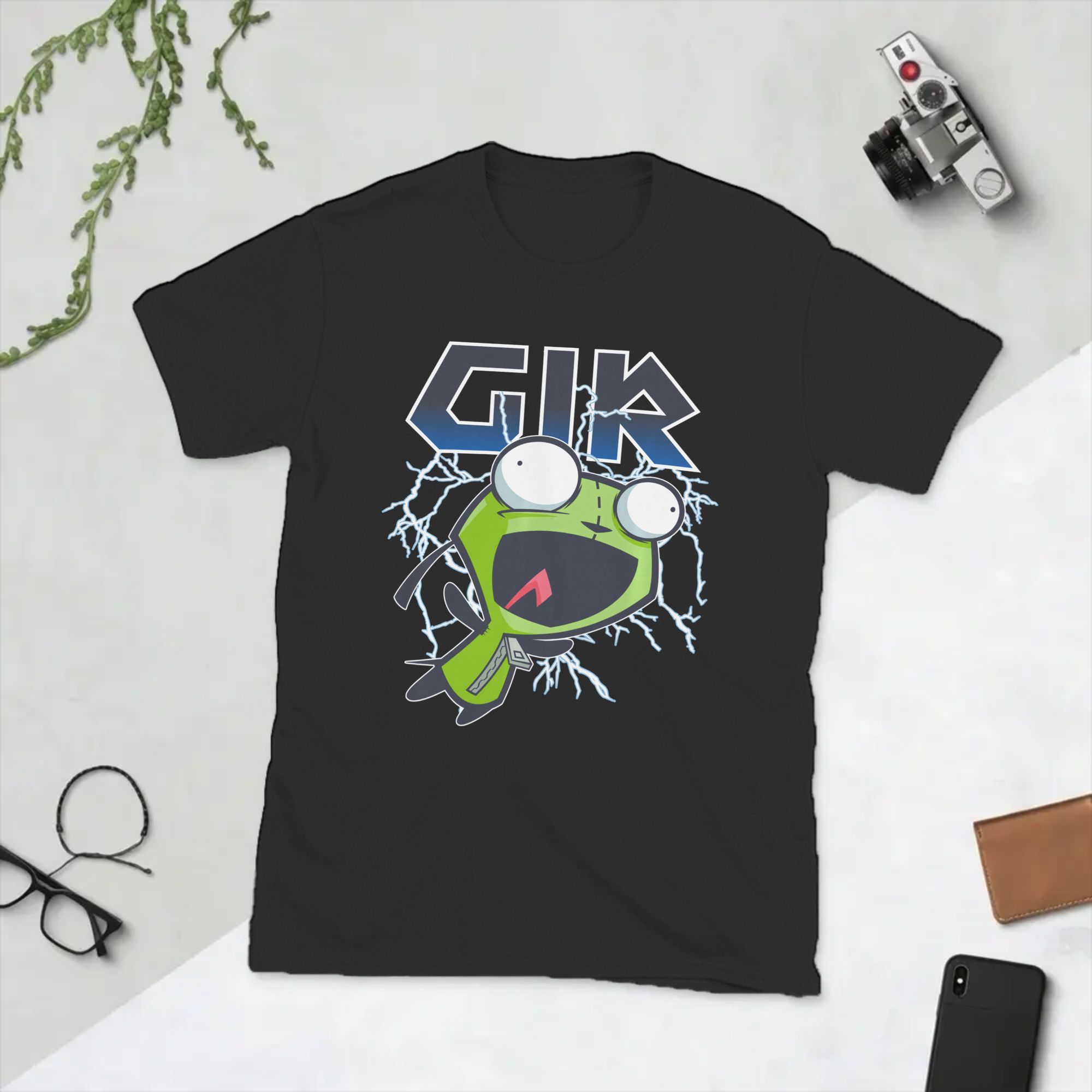 Summer Clothing Ideas - 카툰 인베이더즈 짐 기르 티셔츠 남성용