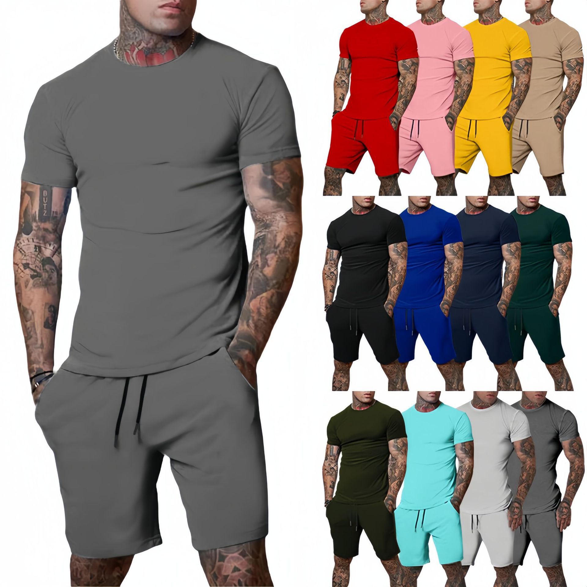 Summer Clothing Men Fashion - 세련되고 캐주얼한 여름 야외 스포츠 슈트