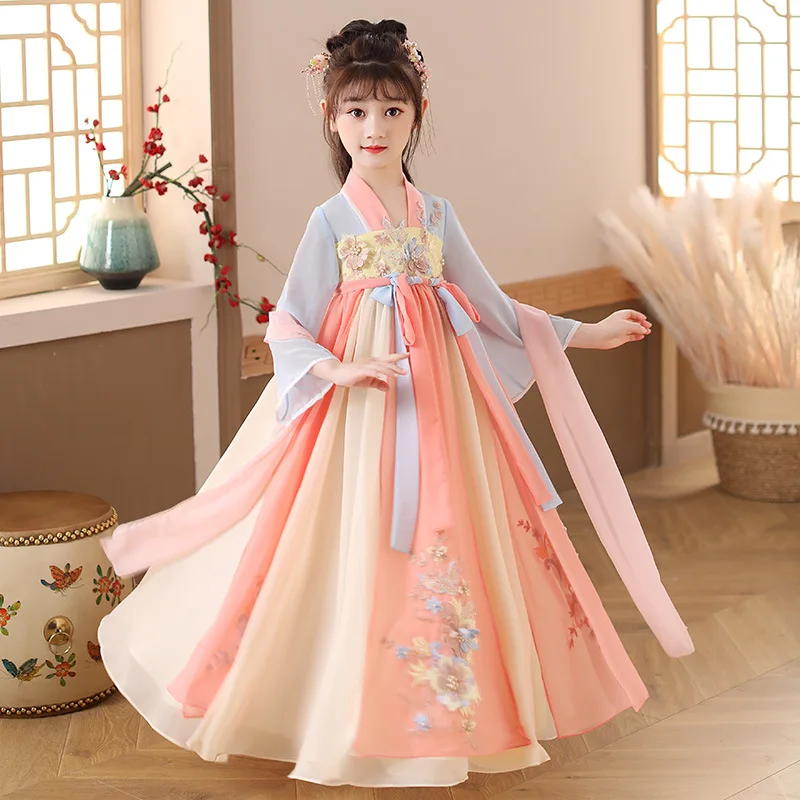Summer Clothing Baby Girl - 여름 어린이 Hanfu 드레스 공주 의상