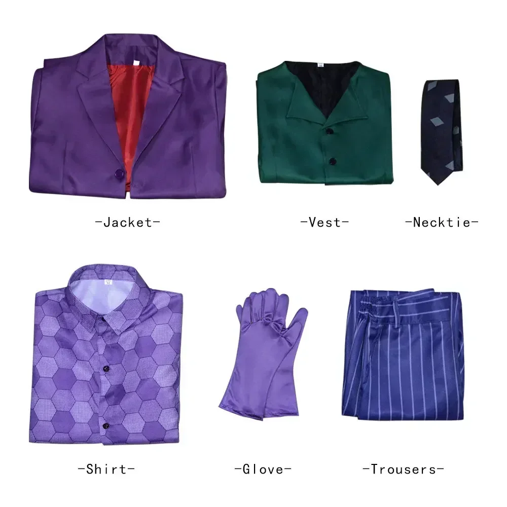 남성 광대 코스프레 의상 광대 풀세트 코트 셔츠 조끼  - Summer Vacation Clothing Men 리뷰 및 가격