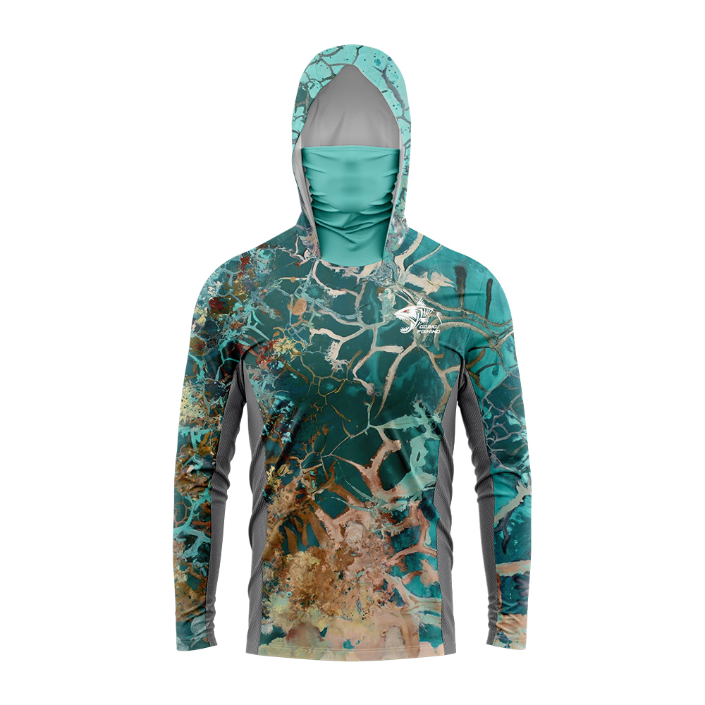UPF50+ 후드 낚시 셔츠 내장형 페이스 가이터 3D - Summer Uv Clothing 리뷰 및 가격