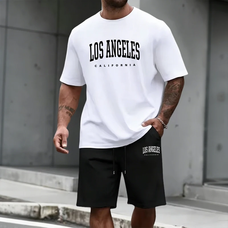 남성 트레이닝복 반팔 상의와 무릎 길이 반바지 2026 - Summer Clothing Men Fashion 리뷰 및 가격