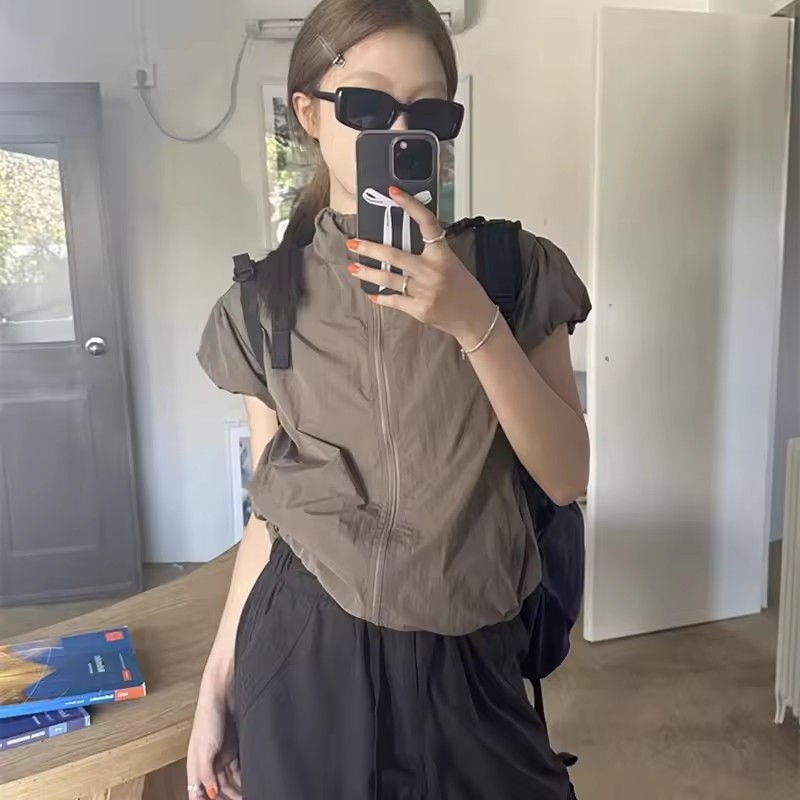 빈티지 스포츠 자켓 여성 등산객 짧은 소매 태양 방지  - Crew Clothing Summer Jacket 리뷰 및 가격