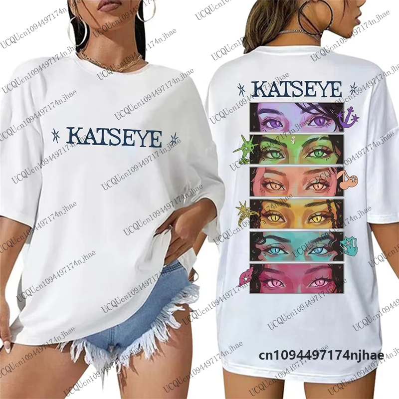 2026 Kpop Katseye Eyes 그래픽 코튼  - Summer Clothing Aesthetic 리뷰 및 가격