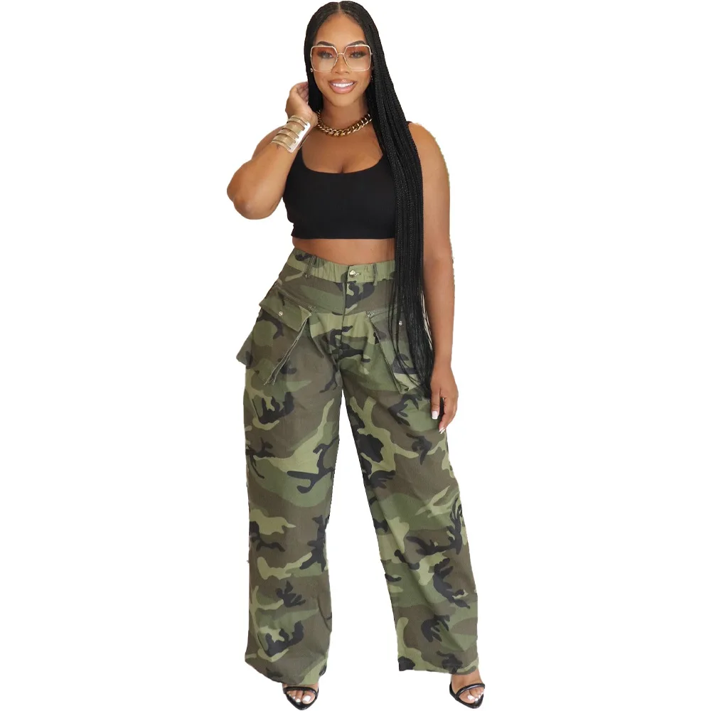 여름 추천 유럽 패션 캐주얼 카모플라주 멀티 포켓 지퍼 - Summer Clothing Recommendations 리뷰 및 가격