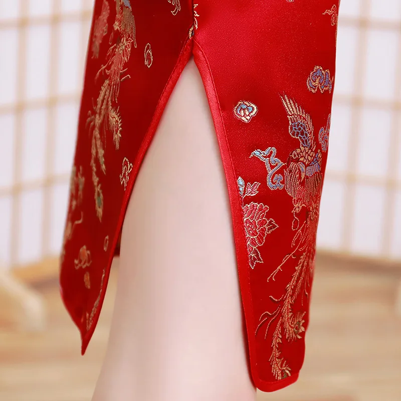 여름 어린이 cheongsam 현대 파티 여자 드레스  - Summer Clothing Baby Girl 리뷰 및 가격