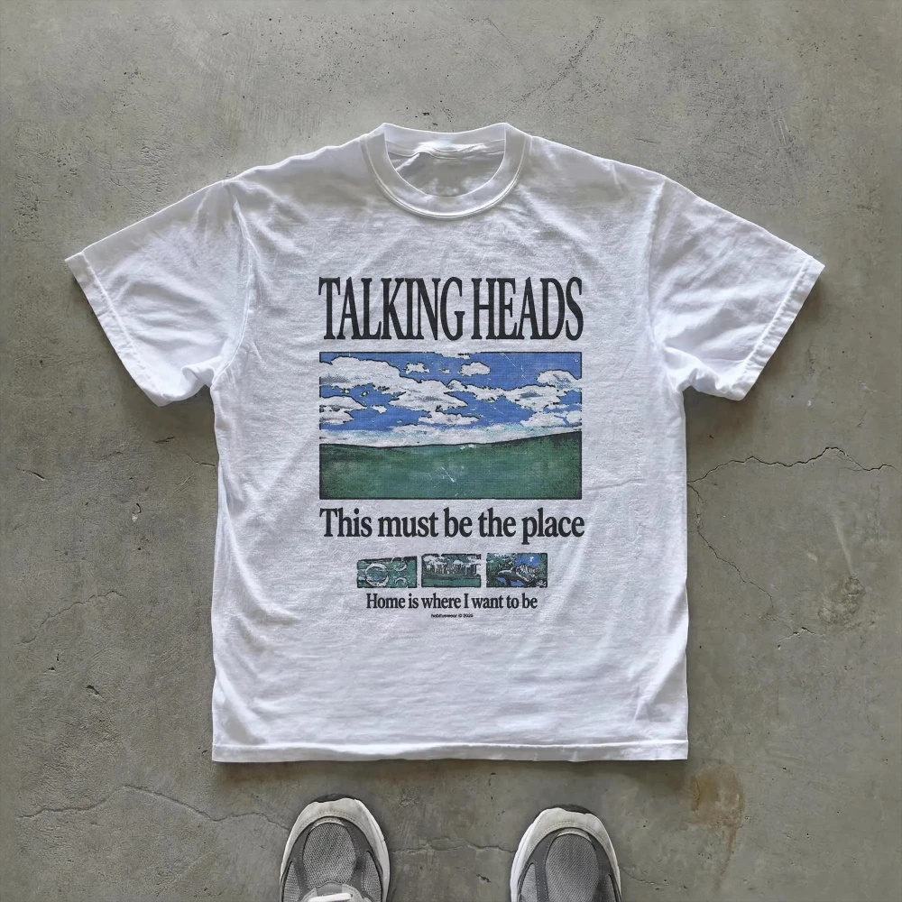Talking Heads 그래픽 티셔츠 This Mus - Summer Clothing Places 리뷰 및 가격