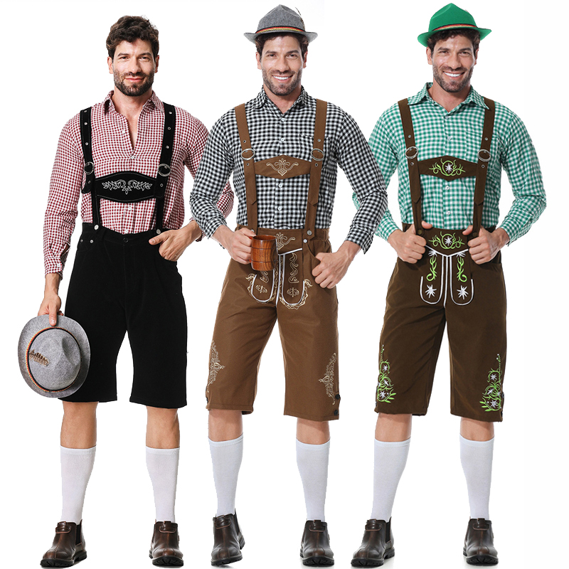 가이 옥토버 페스트 전통 Lederhosen 의상 펍  - Summer Vacation Clothing Men 리뷰 및 가격
