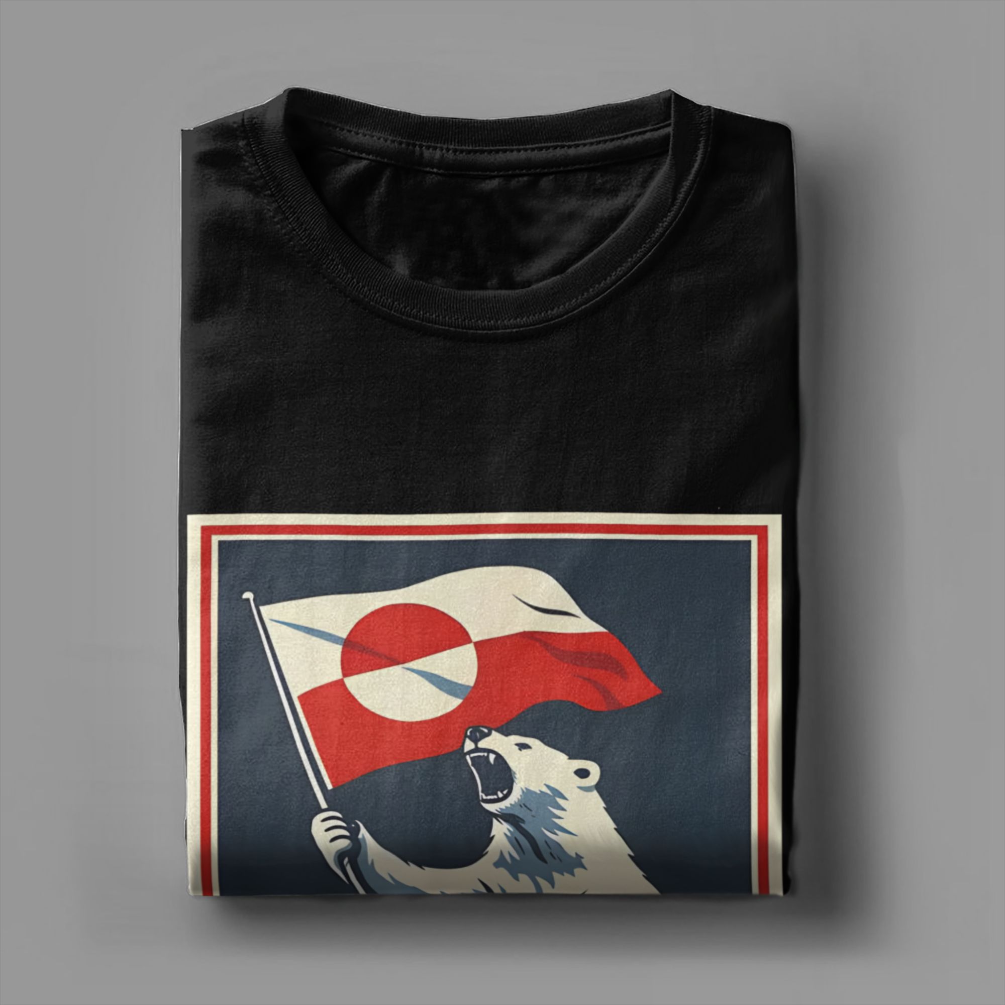 재미있는 나는 그린란드 국기 곰 티셔츠를 입고 있습니다 - Summer Away Clothing 리뷰 및 가격