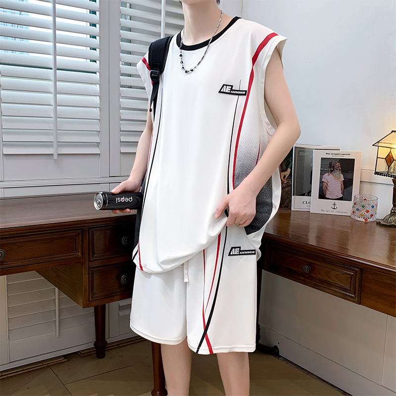 남성 캐주얼 2피스 스포츠웨어 세트 스트리트웨어 패션  - Summer Clothing Men Fashion 리뷰 및 가격